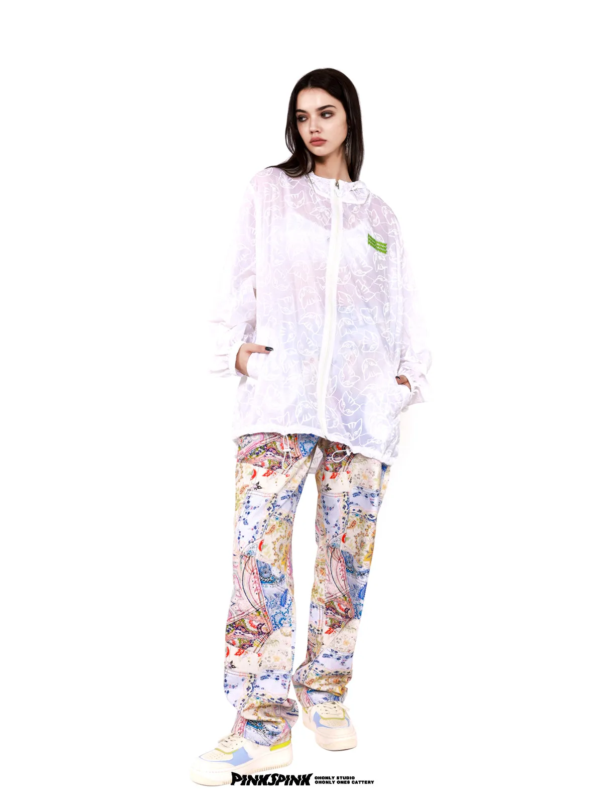 Paisley Retro Pail Fashionable Pants