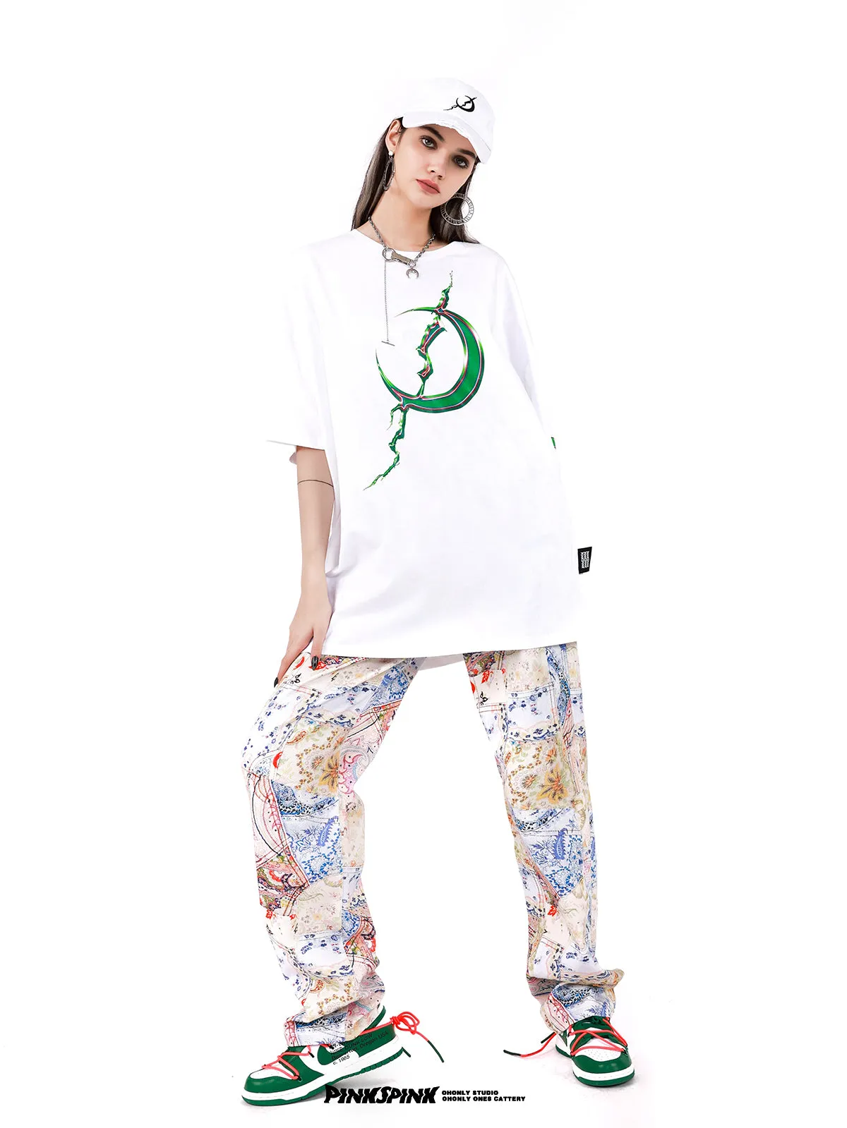 Paisley Retro Pail Fashionable Pants