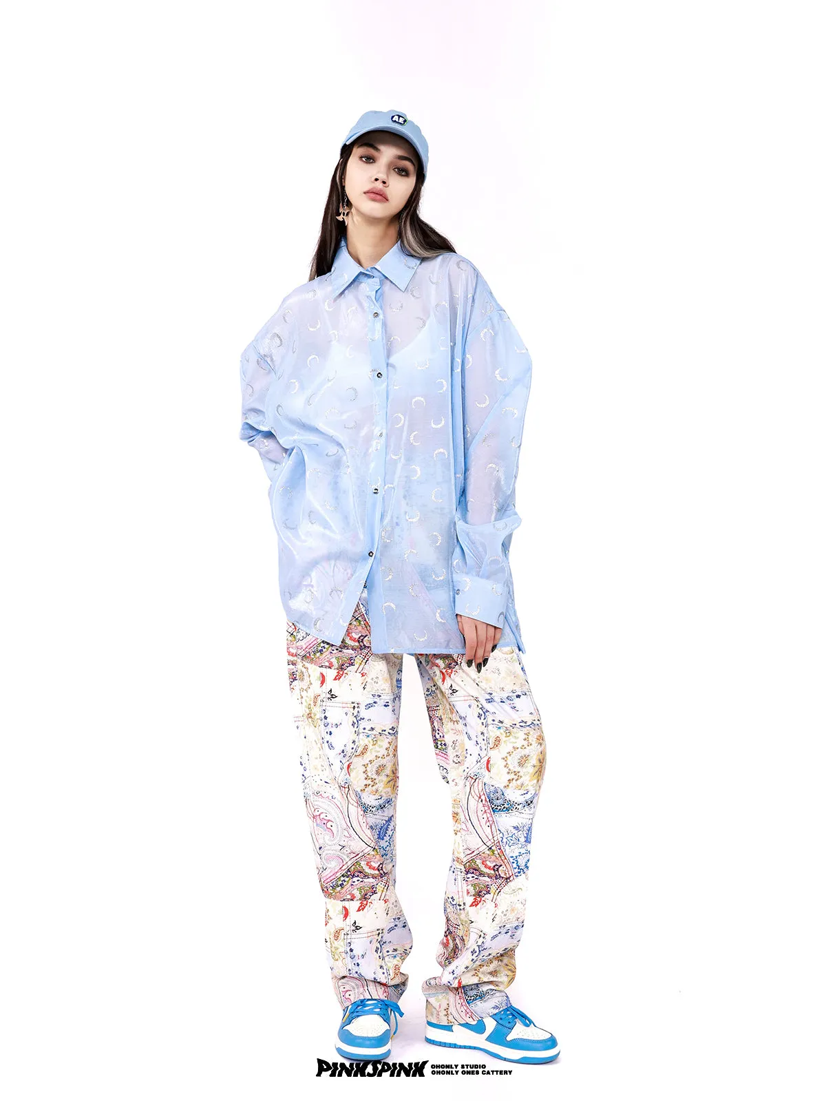 Paisley Retro Pail Fashionable Pants