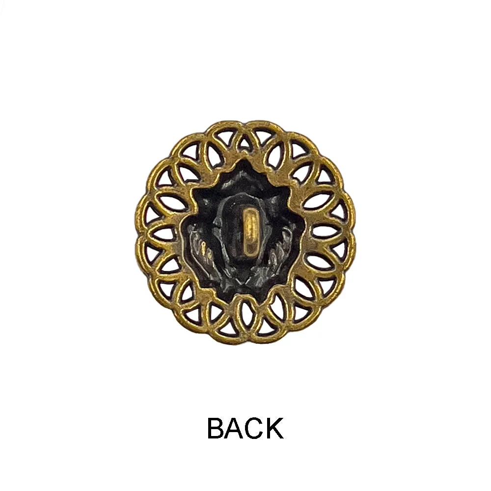 Premium Quality Vintage Antique Gold Lion Face Metal Buttons