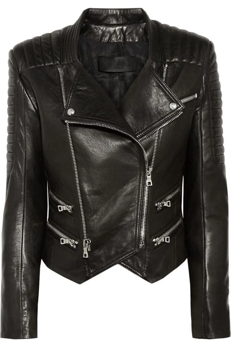 Quality Leather Jacket for Women by TJS