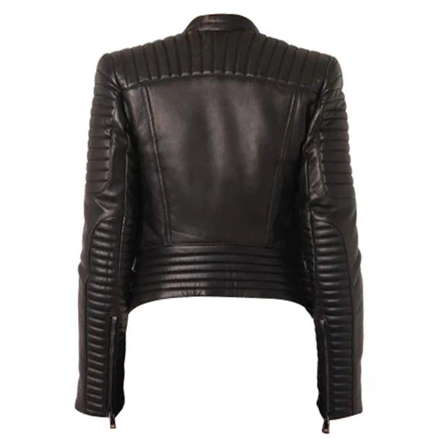 Quality Leather Jacket for Women by TJS
