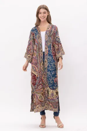 RAJ ELENA THICK STITCH EMBROIDERED DUSTER