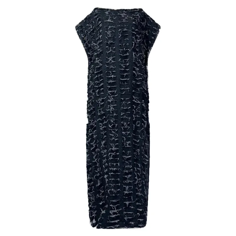 Rugged Edge Denim Kaftan Dress