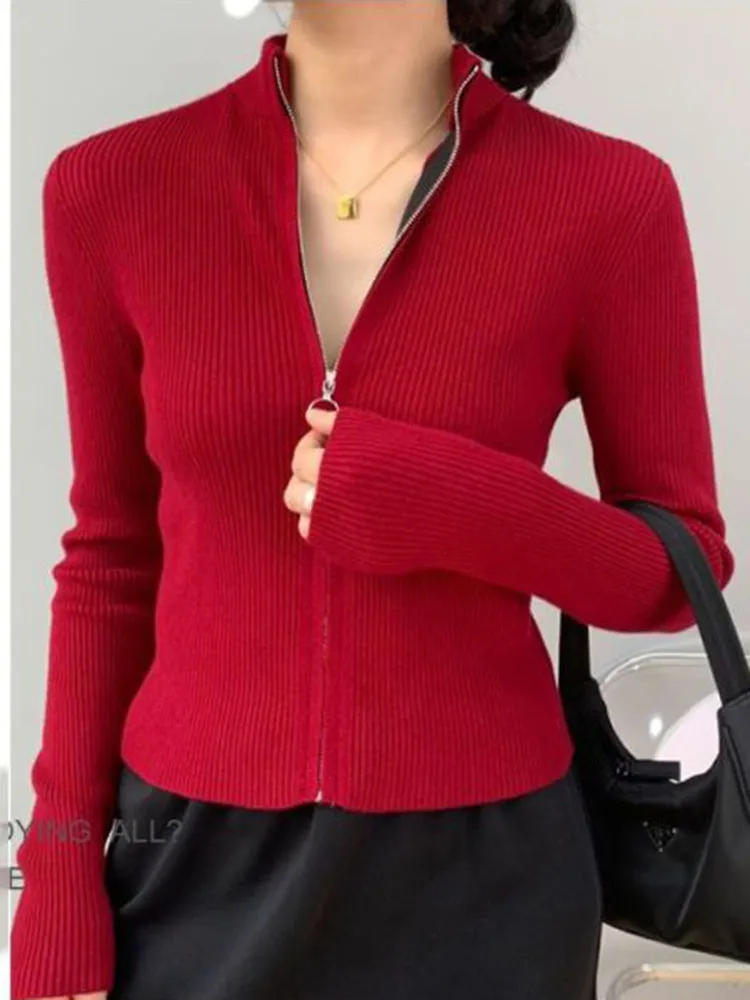Sally Zipper Woman Sweater