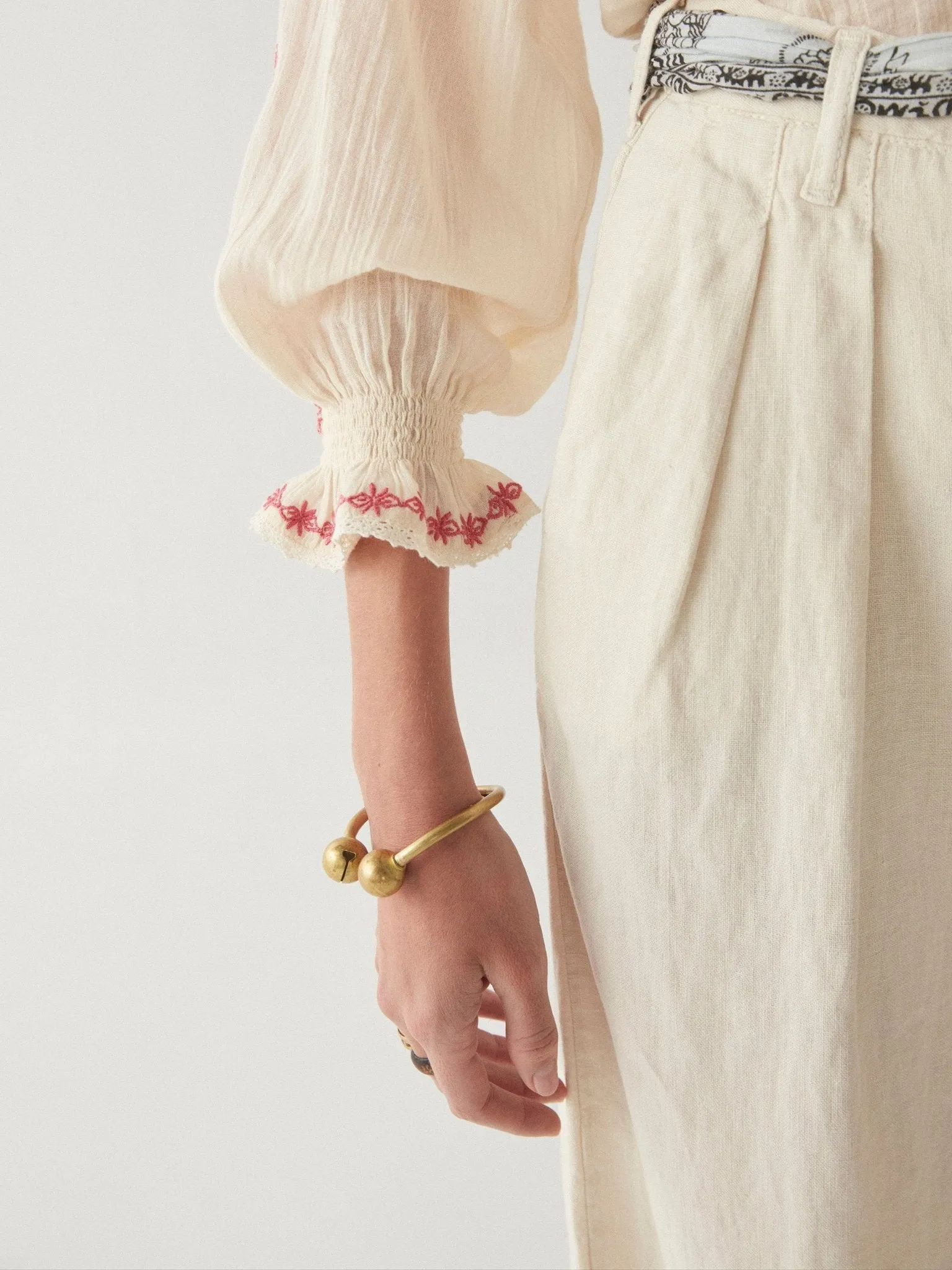 Sandrine Blouse - Primavera Rasberry