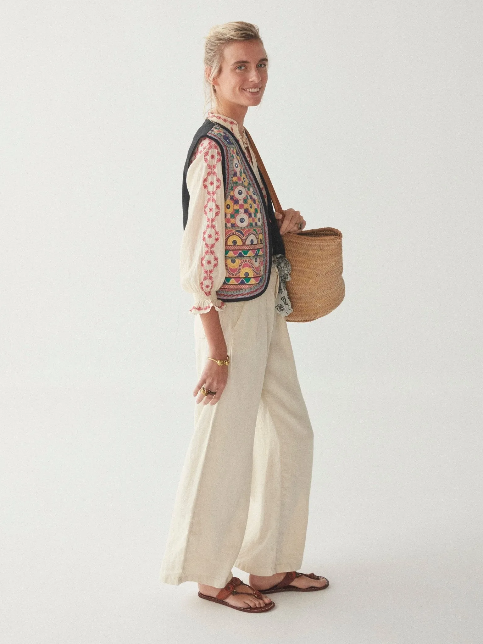 Sandrine Blouse - Primavera Rasberry