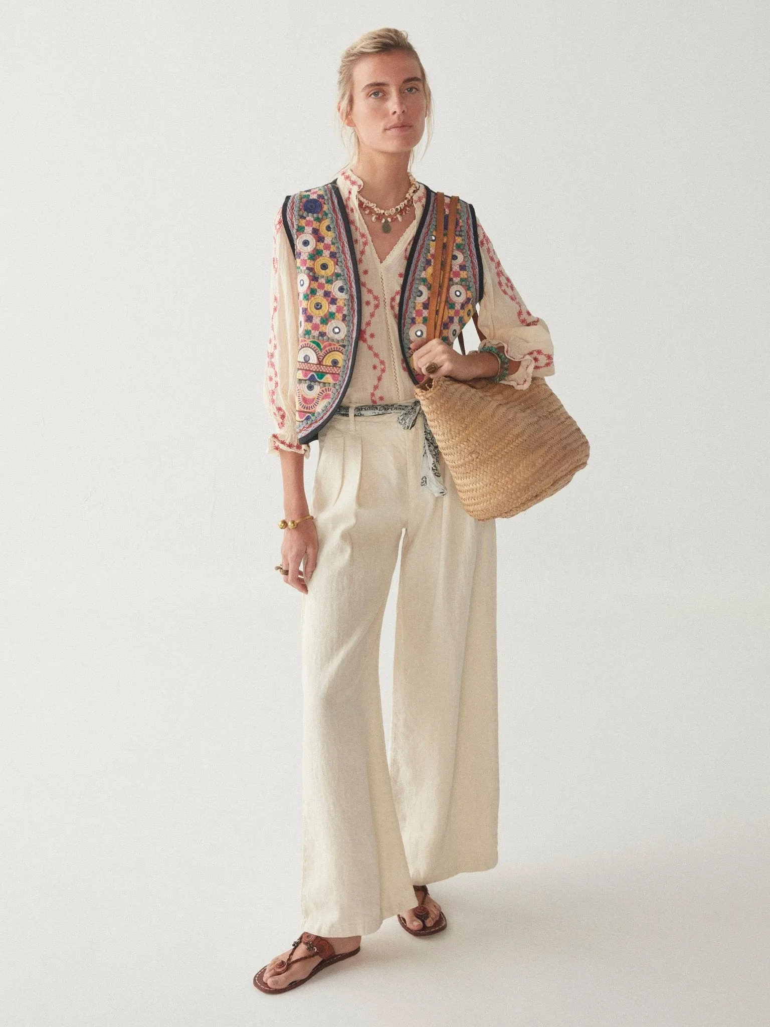 Sandrine Blouse - Primavera Rasberry
