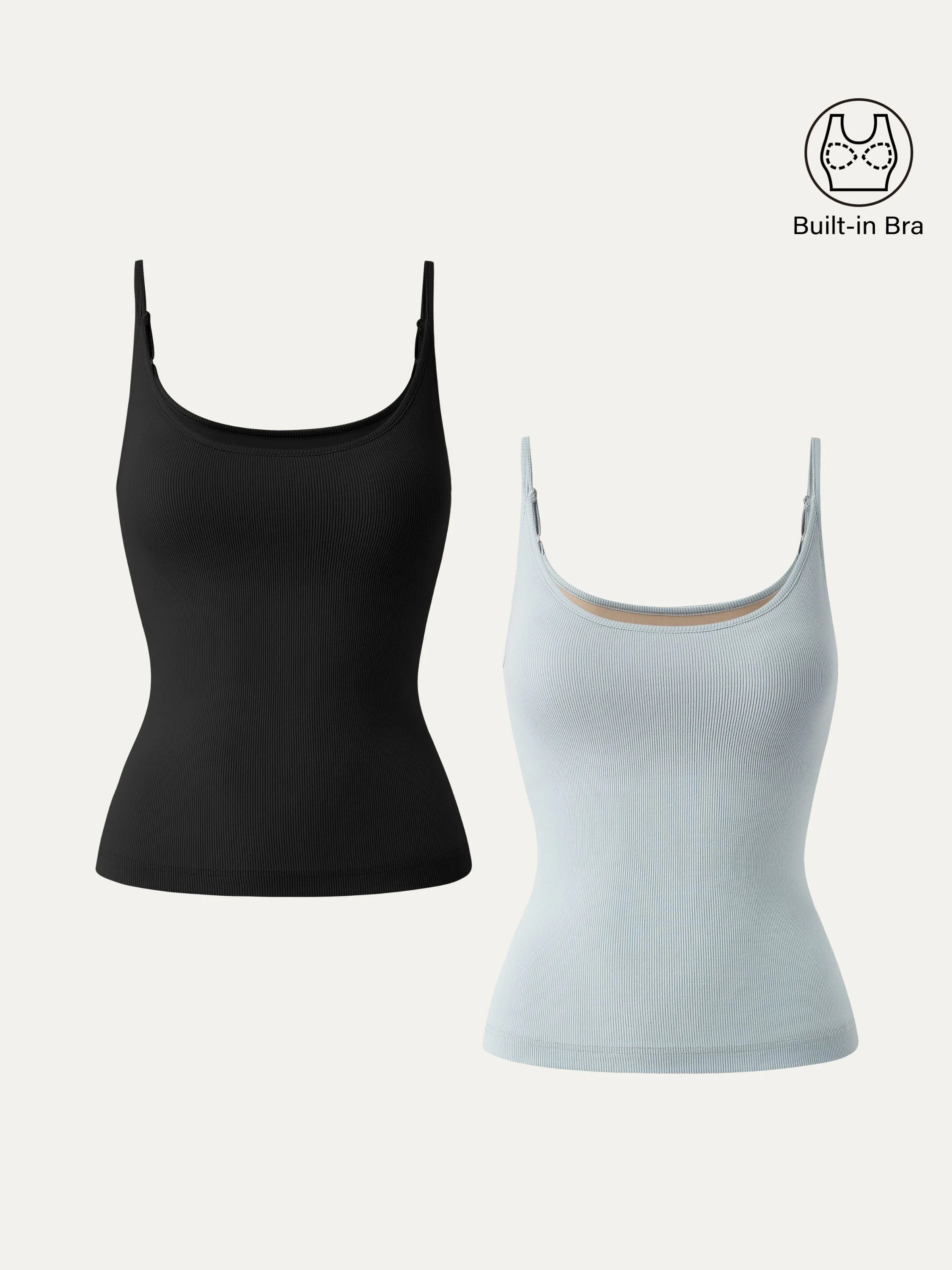 Scoop Neck Spaghetti New Airy Brami Tank
