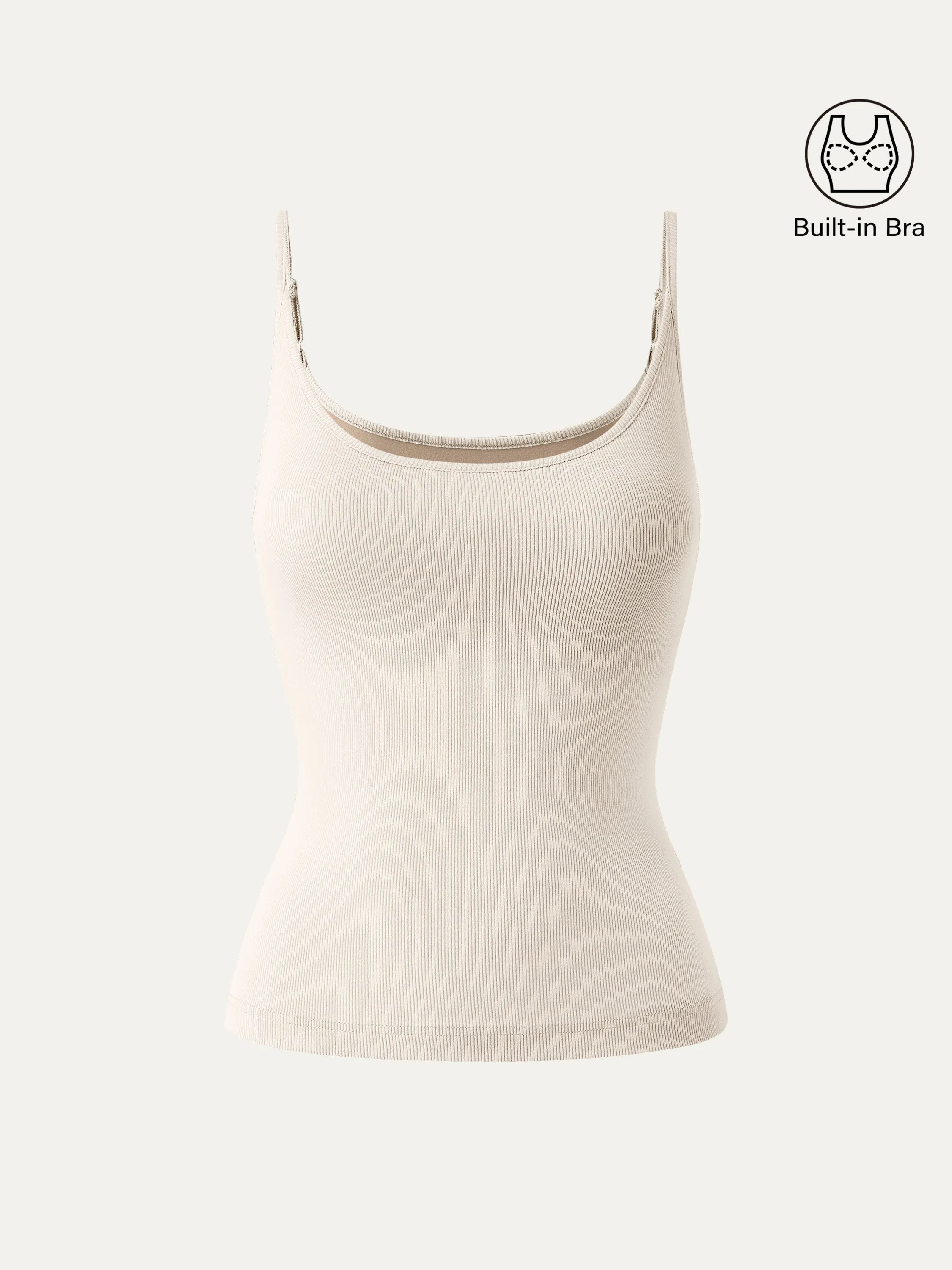 Scoop Neck Spaghetti New Airy Brami Tank