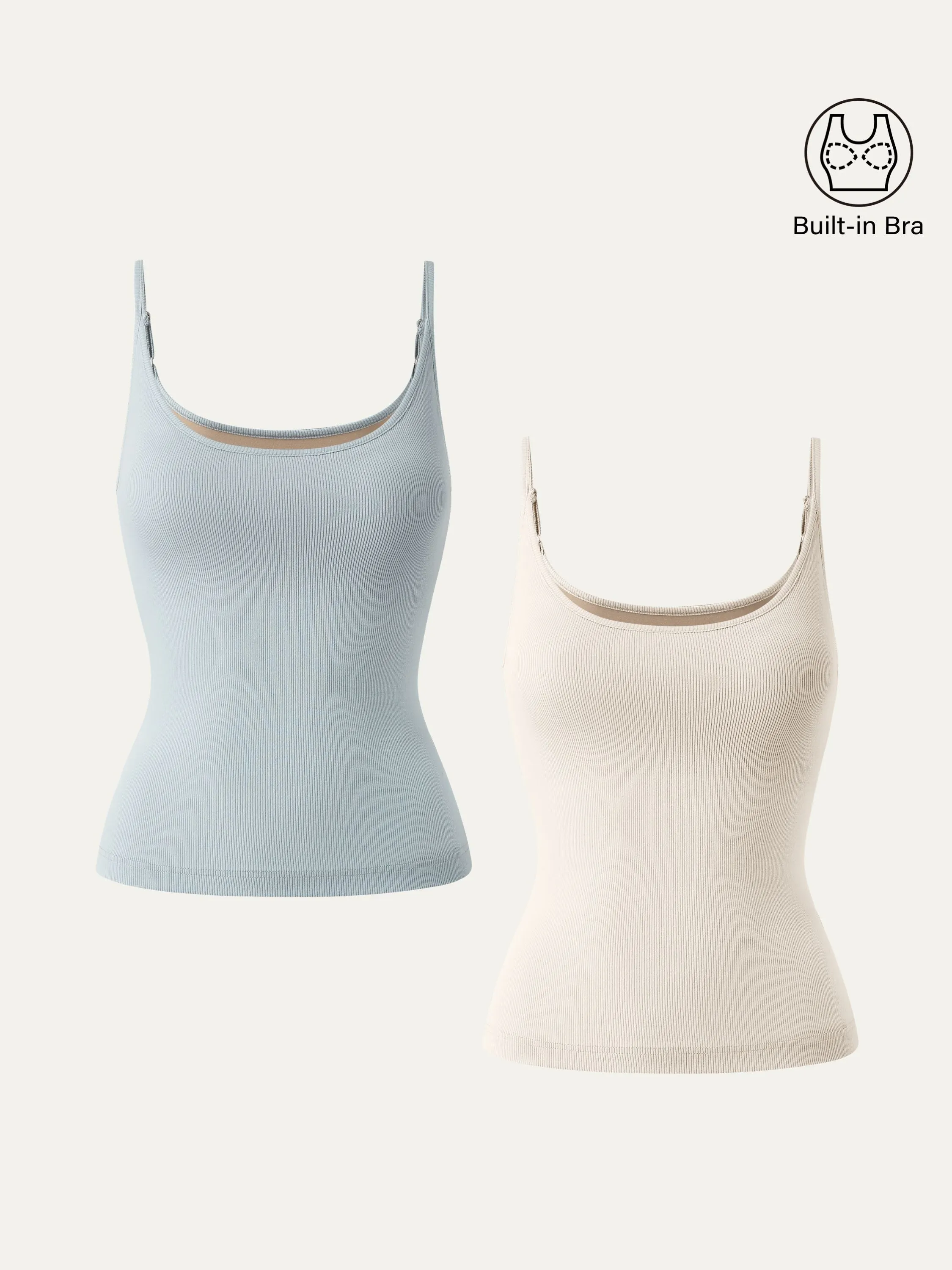 Scoop Neck Spaghetti New Airy Brami Tank