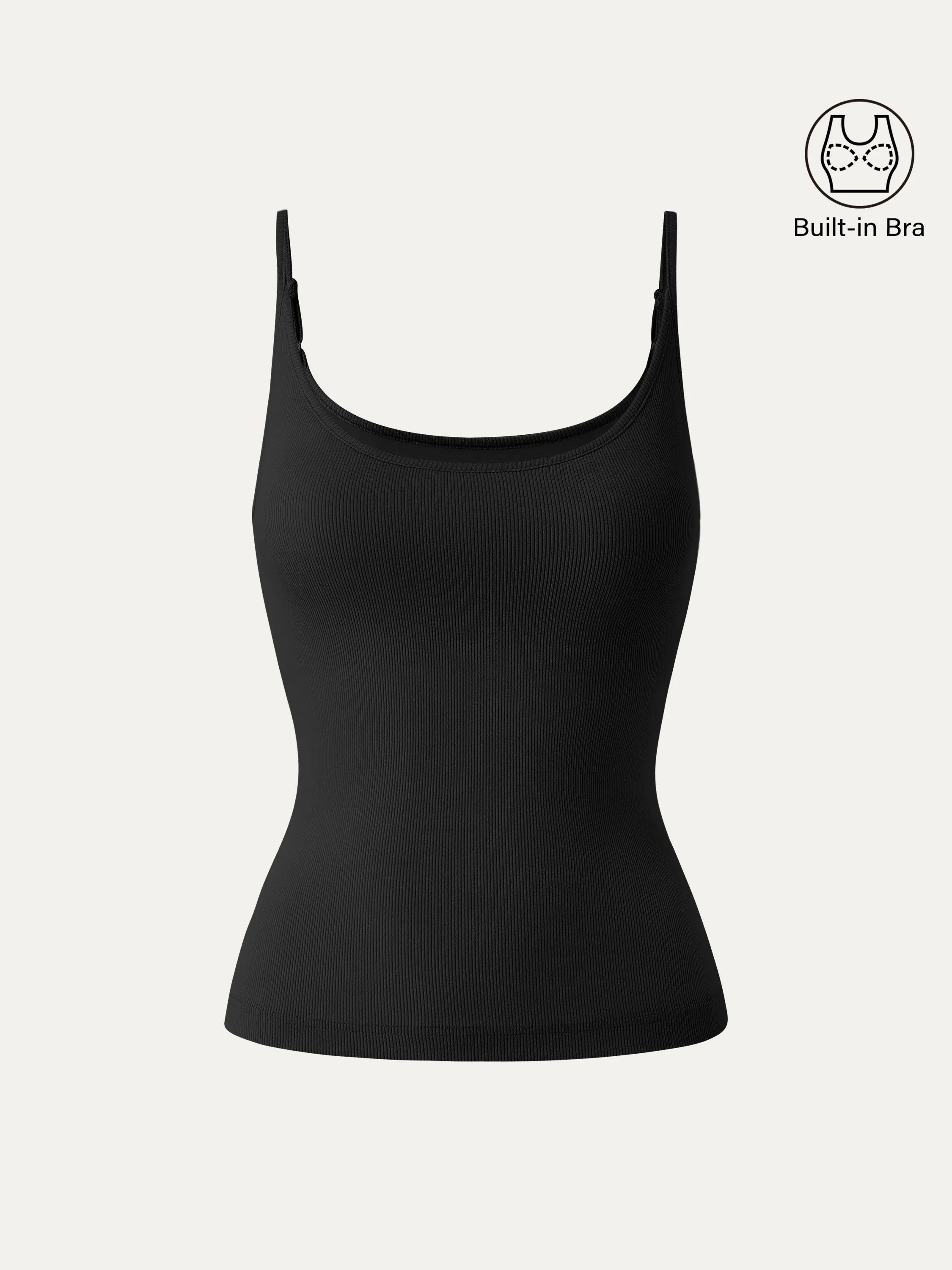 Scoop Neck Spaghetti New Airy Brami Tank