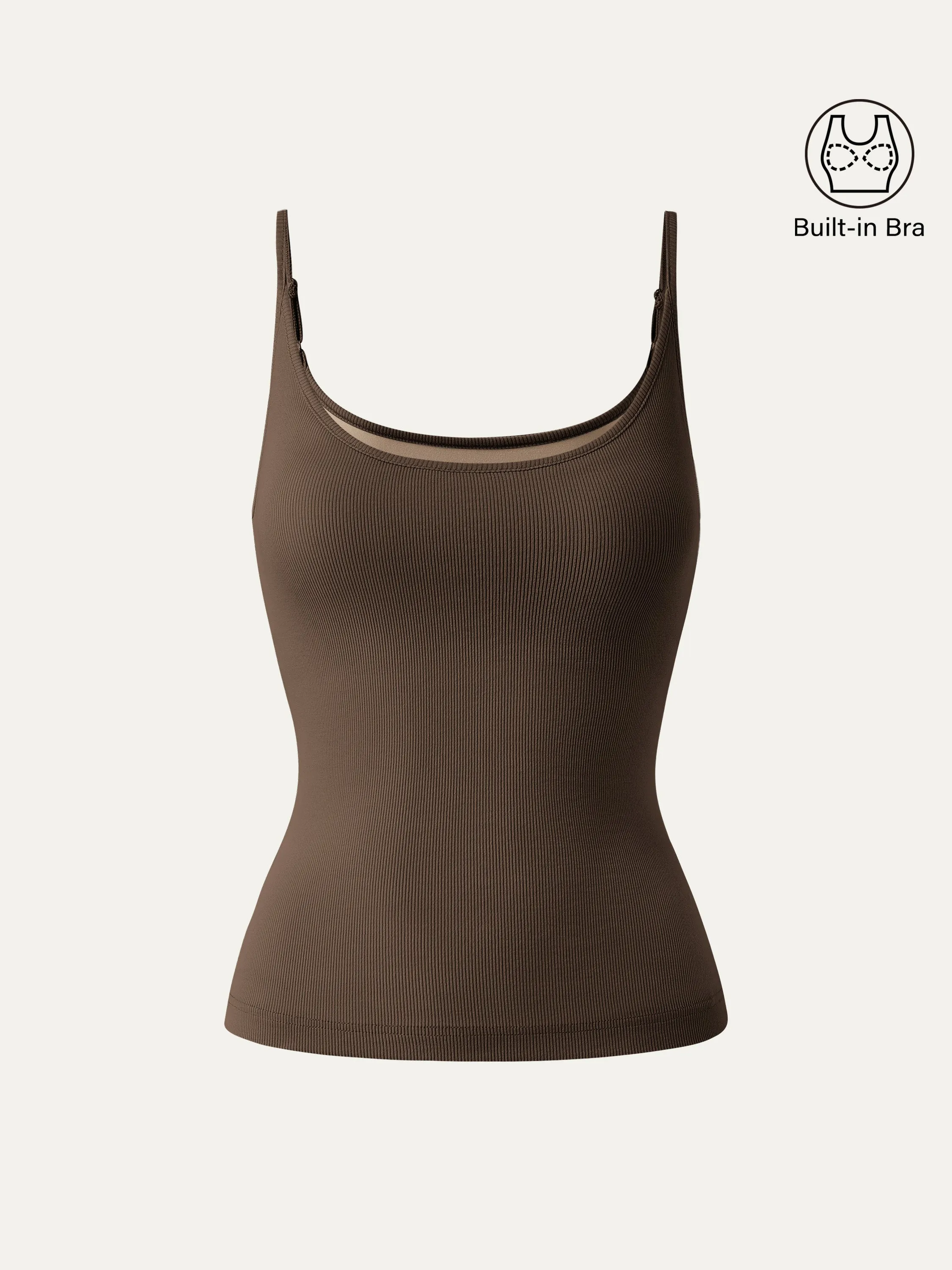 Scoop Neck Spaghetti New Airy Brami Tank