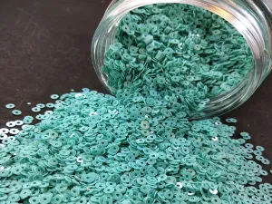 Sea Green Center Hole Circular Sequins(Wholesale)