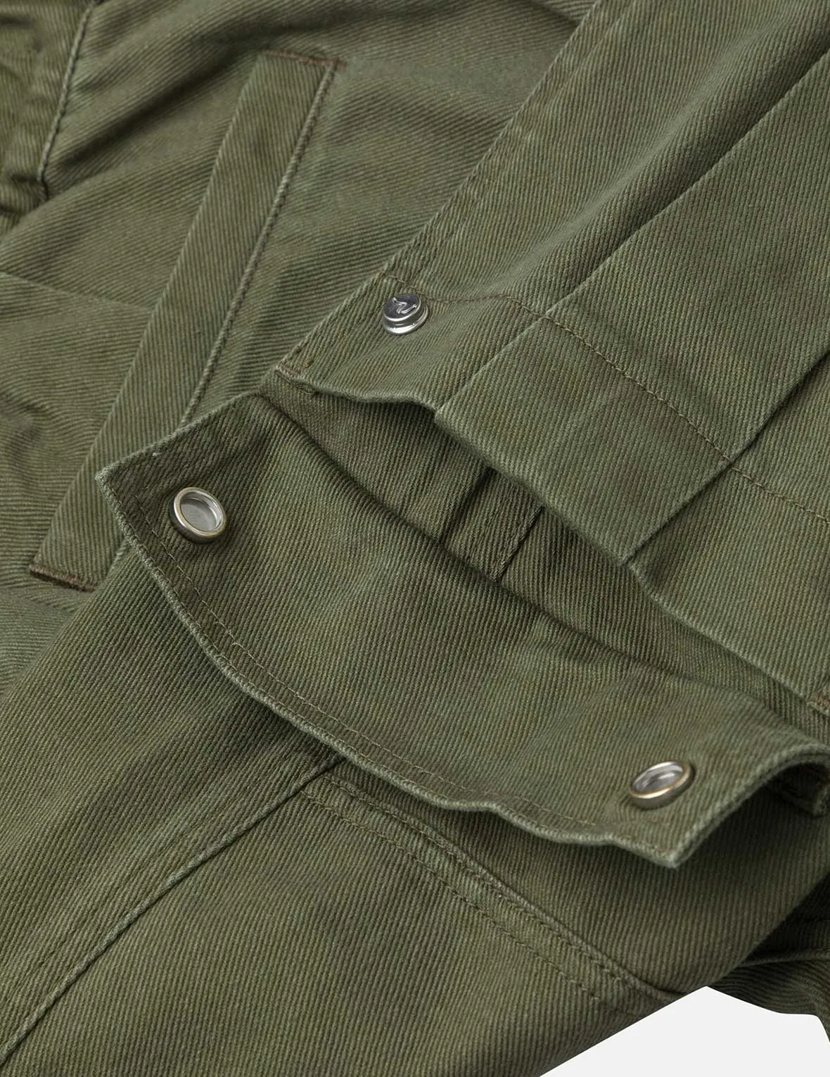 Seagull Appliqué Embroidery Wide-leg Woven Jogger