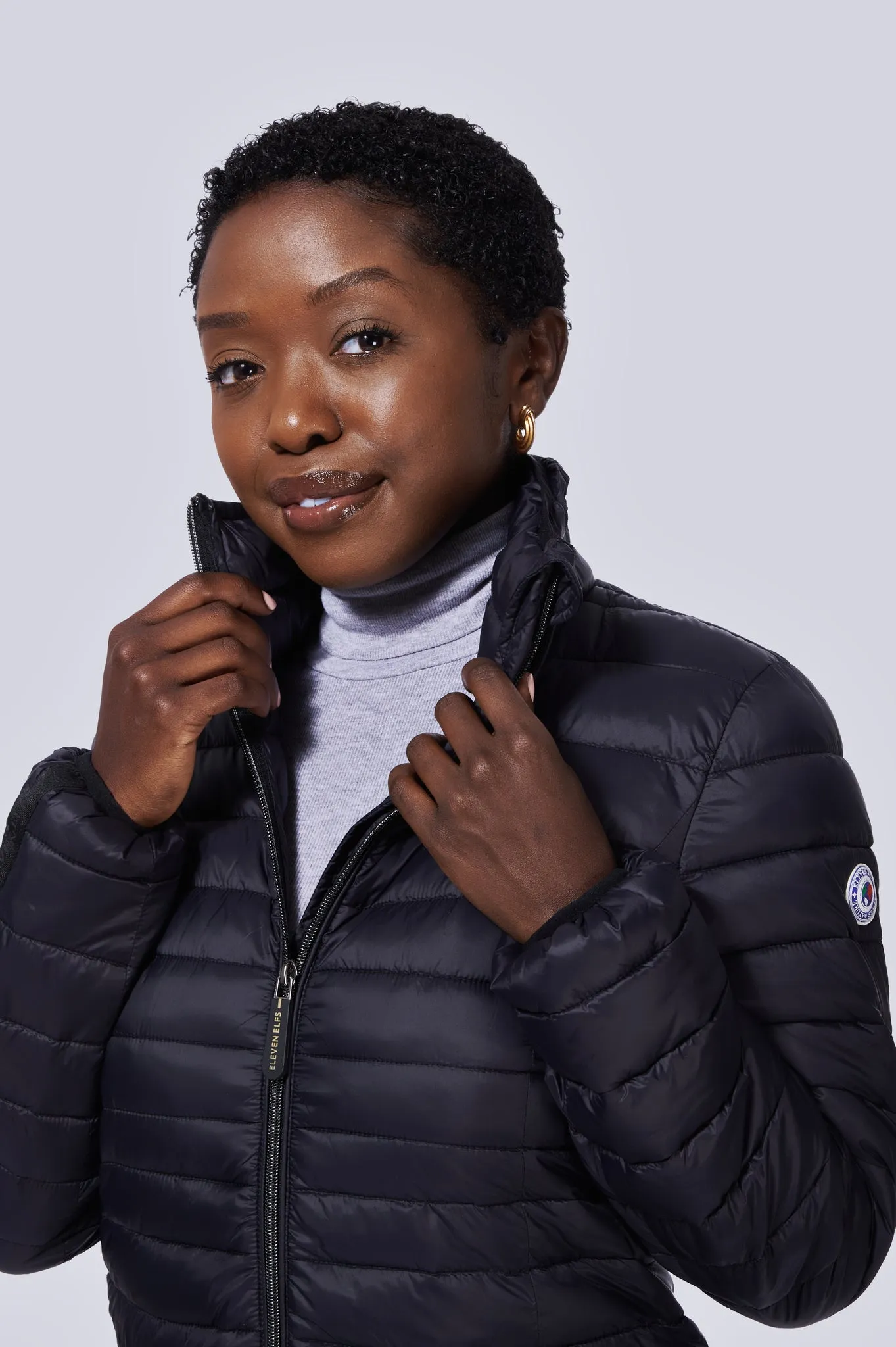 Shannon Vegan Down Coat | Black