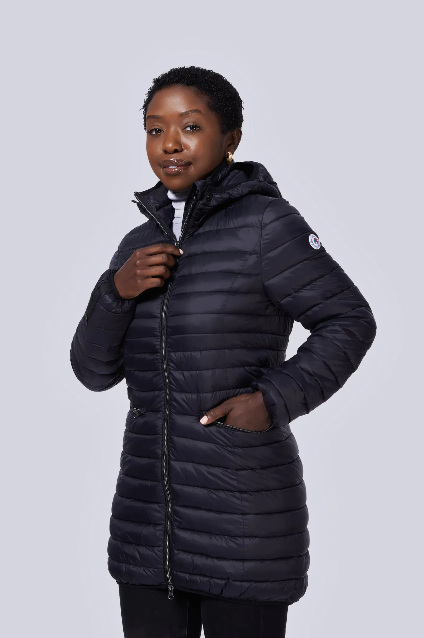 Shannon Vegan Down Coat | Black