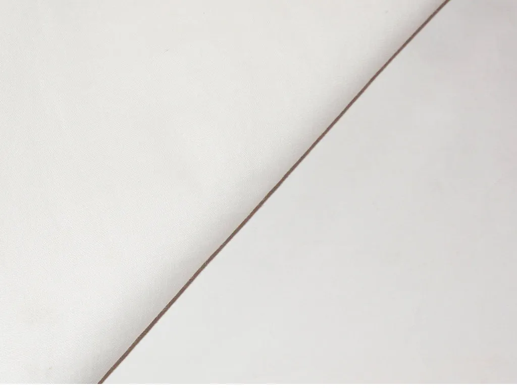Snow White Cotton Linen Fabric