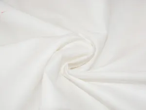 Snow White Cotton Linen Fabric