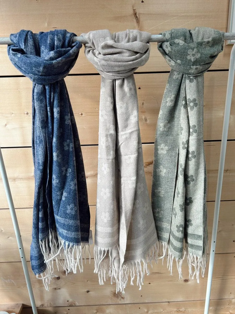 Softest Ever Daisy Scarves