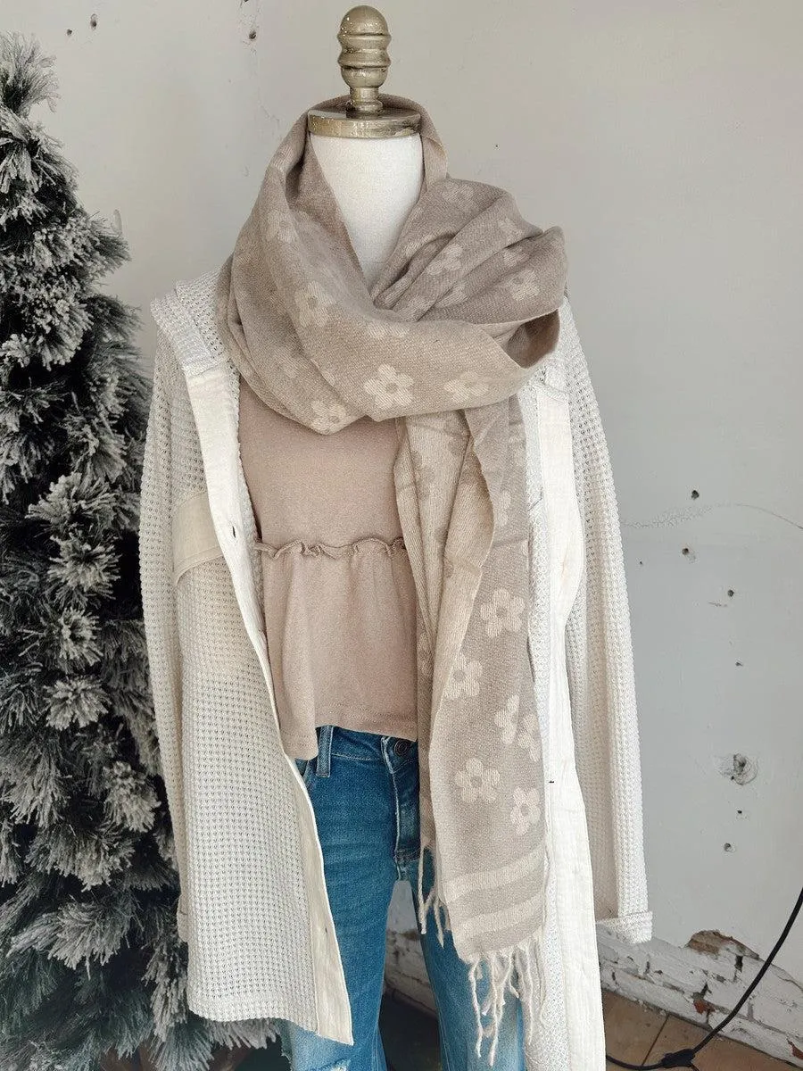 Softest Ever Daisy Scarves