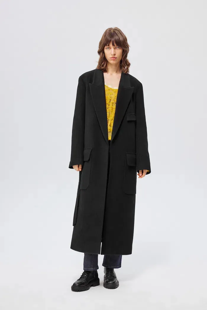 Stanley Robe Coat in Wool-Alpaca Blend