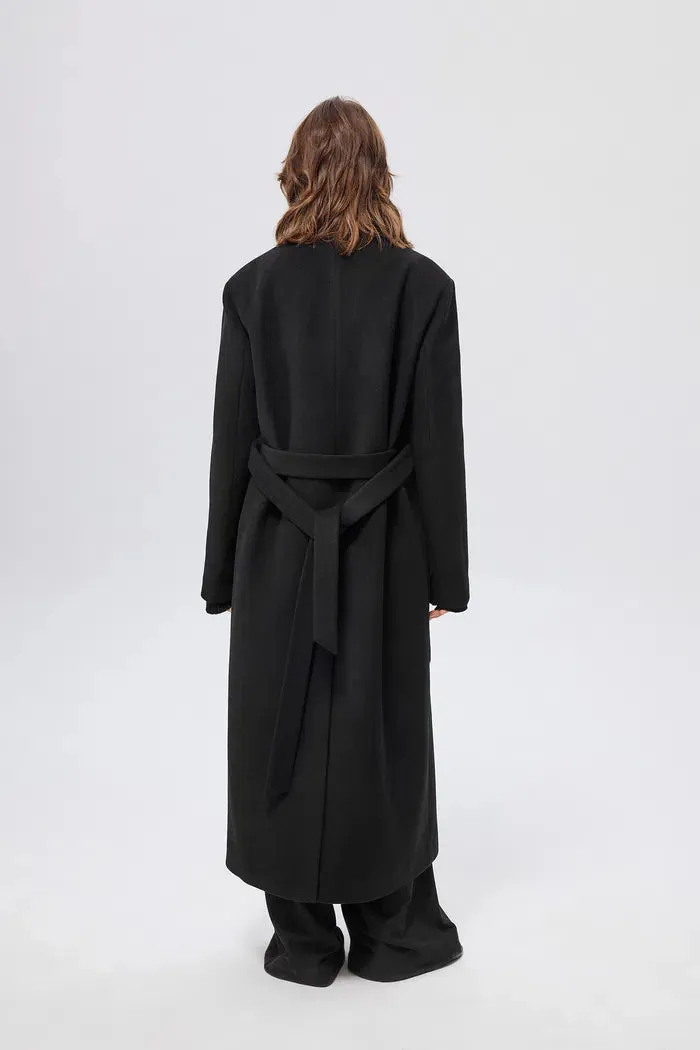 Stanley Robe Coat in Wool-Alpaca Blend