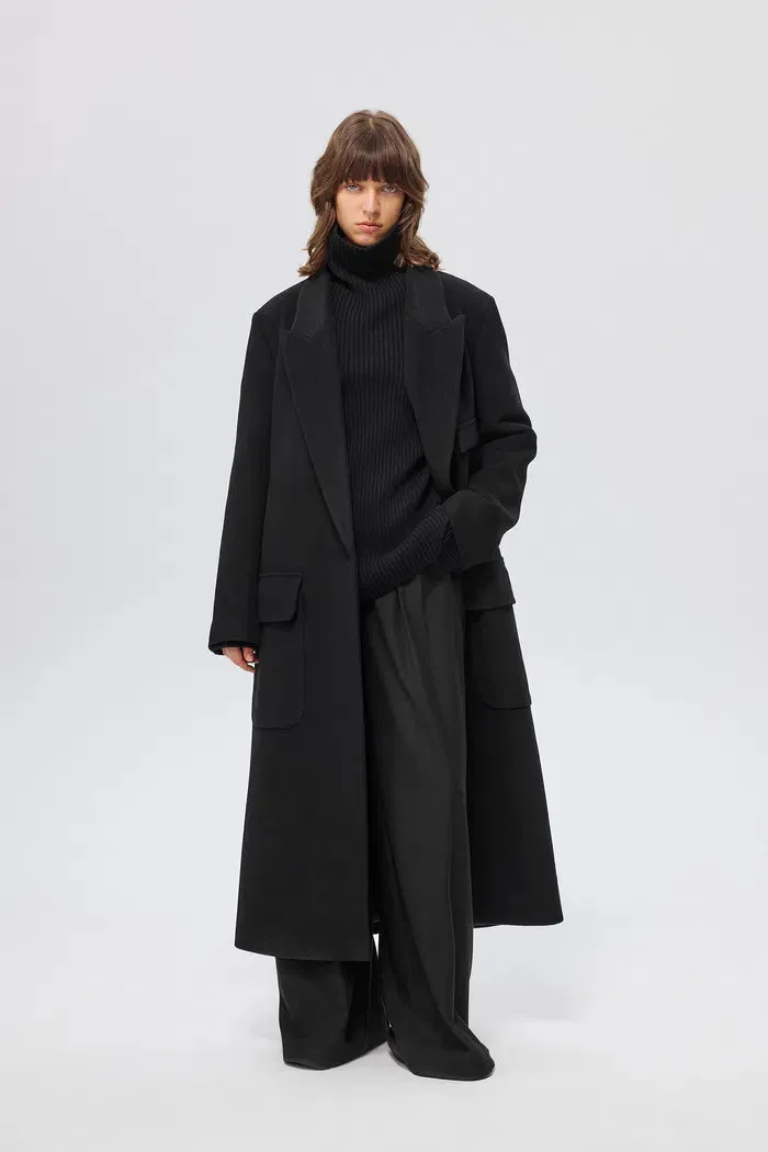 Stanley Robe Coat in Wool-Alpaca Blend