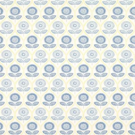 Sunflower Denim/Sunshine Wallpaper