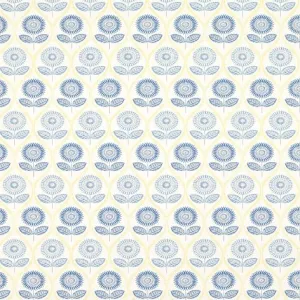 Sunflower Denim/Sunshine Wallpaper