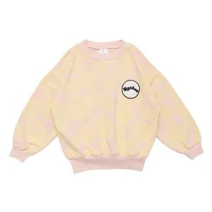 Sweater Comulu Soft Pink Pale Yellow