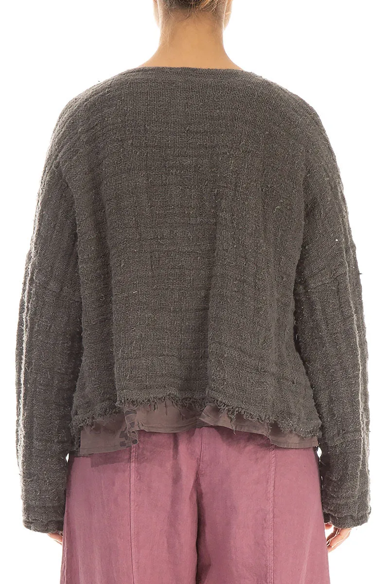 Truffle Lined Handwoven Linen Jacket