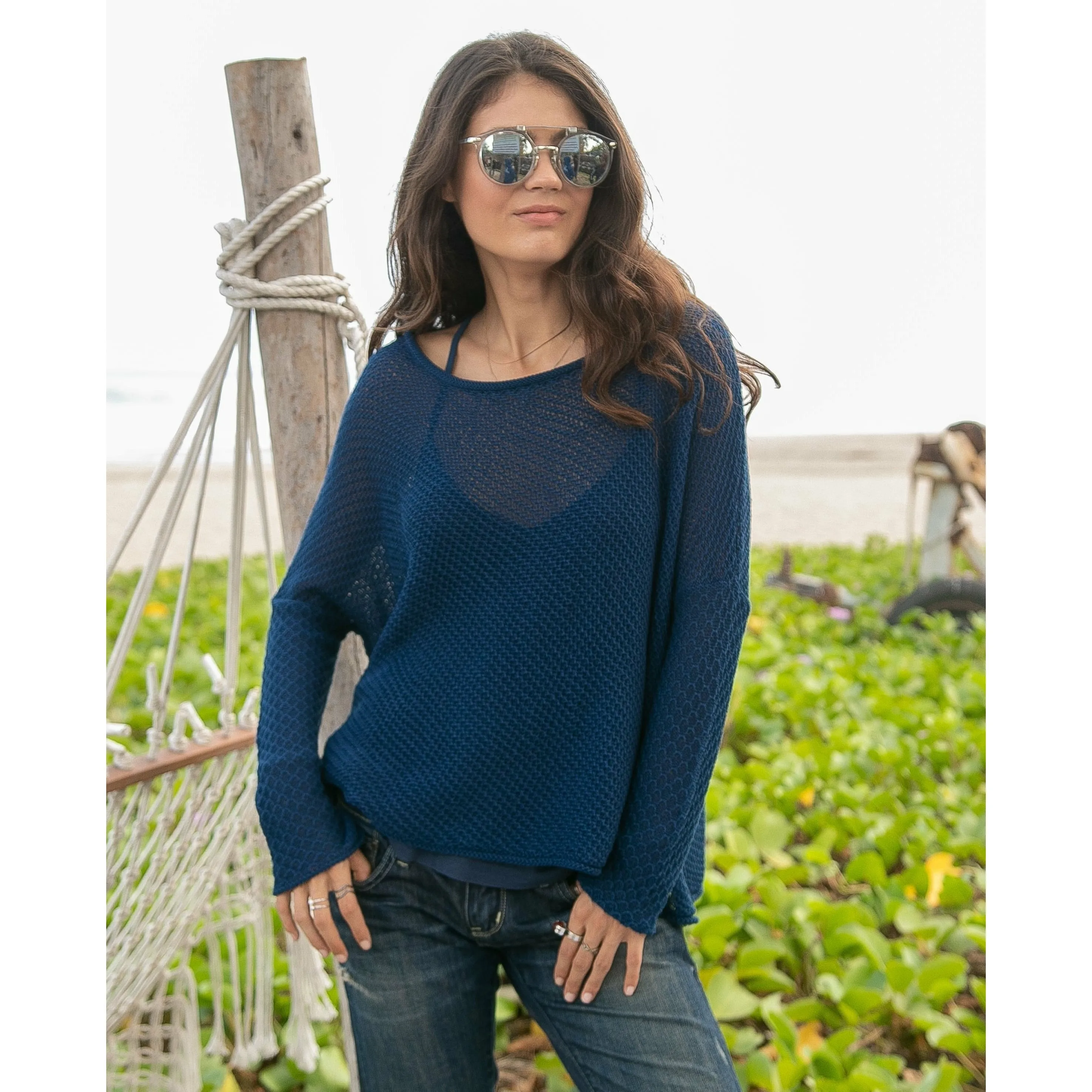 Tuck Stitch Crew Mercer